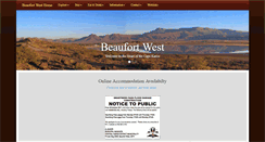 Desktop Screenshot of beaufortwest.net